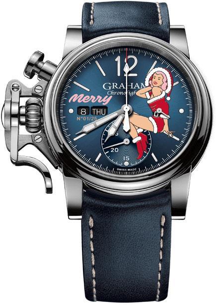 Graham Watch Chronofighter Vintage Nose Art Merry Limited Edition 2CVAS.U06A.L129S discount watch online